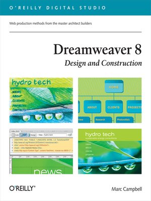 cover image of Dreamweaver 8 Design and Construction